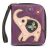 CHALA Elephant Zip Around Wristlet Wallet – Purple PU Leather