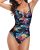 Tempt Me Ruched Slimming One Piece Swimsuit