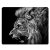 Nicokee Lion Gaming Mousepad – Black & White