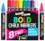 Liquid Chalk Markers – 8 Pack with Labels (6mm Tip)
