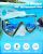 Greatever Snorkel Set Pano 3 Window Mask