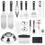 135 Pcs Griddle Accessories Kit – Complete Grill Tools Set