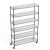 6-Tier NSF Metal Wire Shelving – 6000lbs Heavy Duty Black