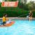 NERF Super Soaker Stormforce Ride-On Racer – Inflatable Pool Float