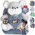 Toddler Mouse Backpack & Stuffed Animal Toy for Kids 2-5