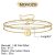 MONOZO Gold Initial Bracelet – Personalized Elegant Gift