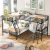 L-Shaped Twin/Full Triple Bunk Bed w/ Desk & Storage