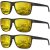 KALIYADI Lightweight Men’s Night Vision Driving Glasses