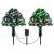 18″ Solar Pre-lit Fiber Optic Xmas Tree Set – Outdoor Decor