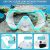 Adults Travel Snorkeling Gear Set with Anti-Fog Mask