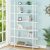 HSH 6-Tier Tall White Bookshelf – Industrial Modern Storage