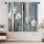 Laifzere Teal Farmhouse Daisy Curtains – Rustic Floral