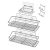 Nieifi Adhesive Stainless Steel Shower Caddy – 3 Pack