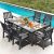 YEFU HIPS 7-Piece Outdoor Dining Set for 6