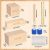 25 pcs Whittling Wood Blocks Kit – Carving Basswood Set