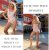 AI’MAGE Women’s Square Neck Ruffled One Piece Swimsuit