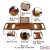 XcE Expandable Bathtub Caddy Tray: Bamboo Elegance