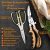 Premium Heavy Duty Kitchen Shears Set: Versatile Cooking Scissors