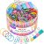 Colored Paper & Binder Clips Set – Office & School Supplies