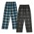 Boys Fleece Pajama Pants 2-Pack – Warm Buffalo Plaid PJs