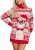 Women’s Ugly Christmas Sweater – Chunky Snowflake Pullover