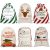 LDIWEE 6 Pack Large Santa Sacks – Reusable Christmas Gift Bags