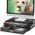 Marbrasse Monitor Stand Riser w/ Dual Storage Drawer
