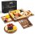 SMIRLY Large Walnut Wood Charcuterie Board Set with Accessories