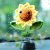 Sunflower Bobblehead Car Decor – Dashboard & Desk Ornament