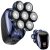 Wyklaus 5-in-1 Waterproof Electric Head Shaver for Bald Men