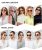 SOJOS Trendy Oversized Square Metal Frame Sunglasses
