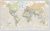 Giant Classic Laminated World Map Poster 46×77.5