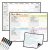 Magnetic Dry Erase Chore Chart & Calendar Bundle