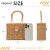 Oweisong Rattan Purse for Women