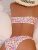 MakeMeChic Women’s Floral Bandeau Bikini Set