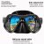 Adults Snorkeling Gear Set with Dry Snorkel