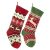 Kurt Adler Reindeer Knit Stockings – Set of 2