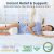 5 STARS UNITED Knee Pillow for Side Sleepers – Memory Foam Leg Pillow