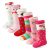 Toddler Girl Knee High Grip Socks 6 Pairs