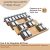 Angimio Bamboo Spice Rack Drawer Organizer
