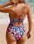 CUPSHE Women’s Cutout V Neck One Piece Swimsuit