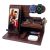 Dark Brown Wood Phone Docking Station & Organizer