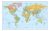 Rand McNally Laminated Signature World Wall Map