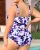 Daci Plus Size Front Cross Swimsuit