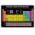 Large Laminated Periodic Table Poster 2025 (Black)