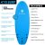 4’10 Kids Surfboard & Leash – Soft Top