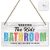 Funny Kids Bathroom Wooden Sign Decor Set – “I Have No Control In Here”