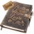 Moonster Vintage Refillable Leather Journal with Pen