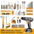 Cordless Drill Tool Kit Set for Home Repairs