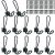Hajoyful 12-Pack Rustic Farmhouse Wall Hooks – Entryway